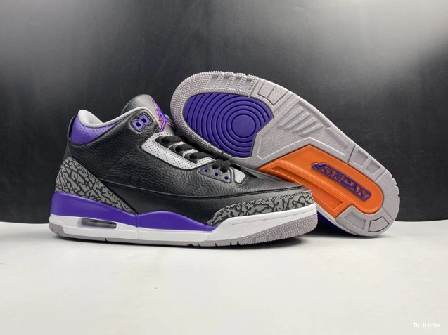 Rep TBK Air Retro Court Purple 050 CT8532 Jordan 3 Black 0707